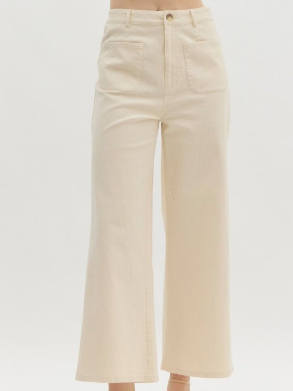 Entro Cream Wide leg Large